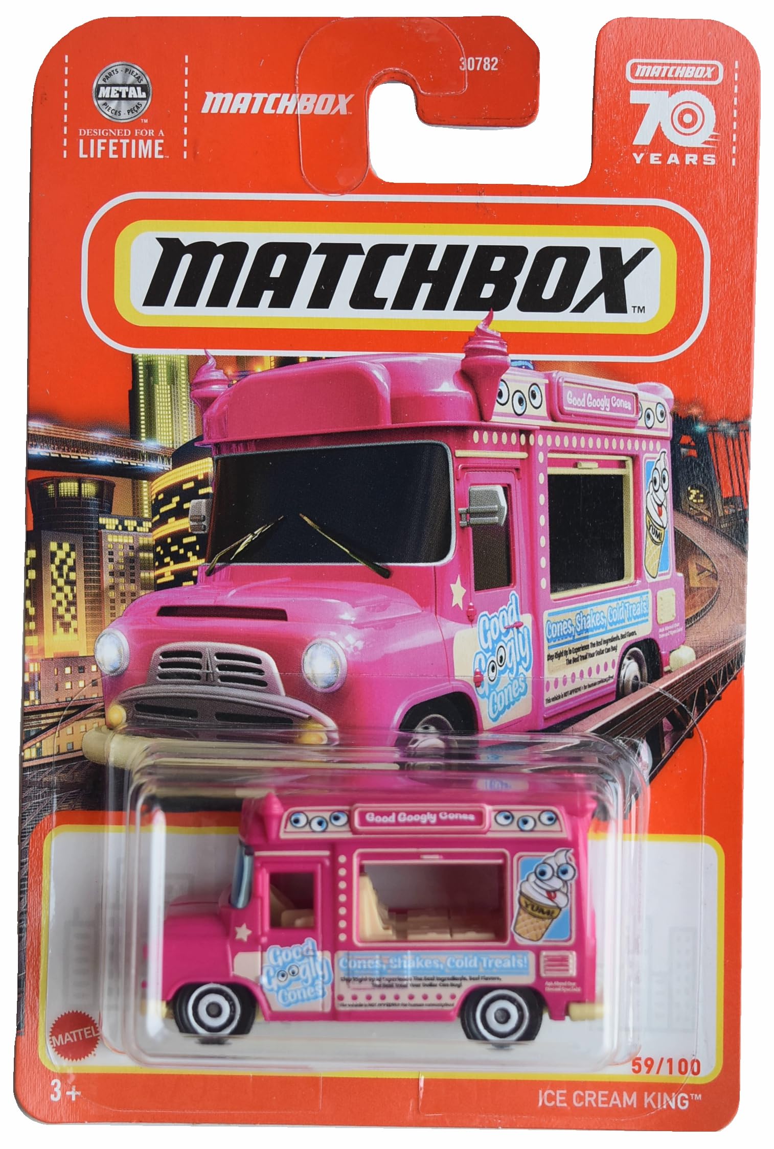 Matchbox Ice Cream King, Pink Bus, Truck, Ice Cream Truck